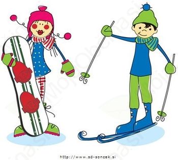 Družinsko smučanje na Pokljuki