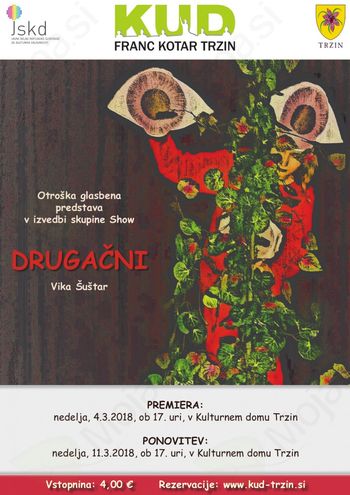 Otroška glasbena predstava z naslovom DRUGAČNI