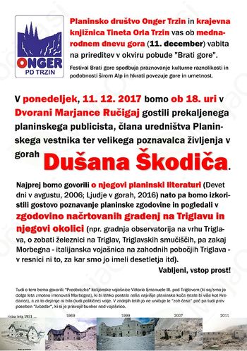 Prireditev v okviru pobude Brati gore