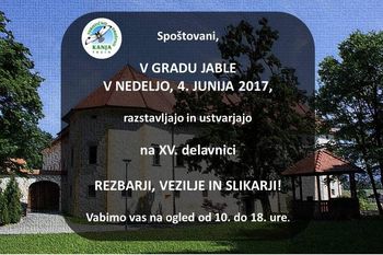 Delavnica in razstava rezbarjev, vezilj in slikarjev