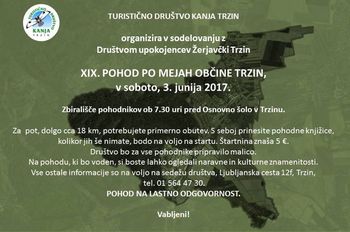 XIX. Pohod po mejah občine Trzin