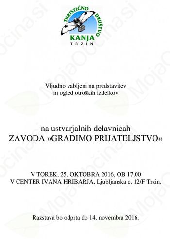 Predstaviitev in ogled otroških izdelkov