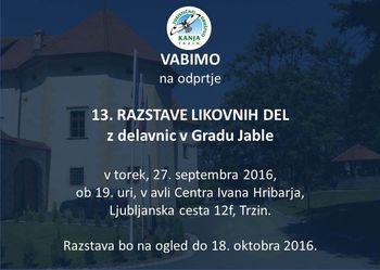 13. RAZSTAVA LIKOVNIH DEL