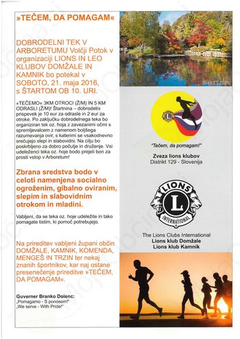 Dobrodelni tek v Volčjem Potoku