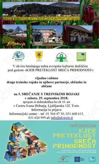 5. SREČANJE S TRZINSKIMI ROJAKI