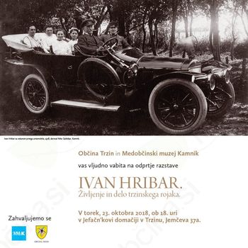 Odprtje razstave IVAN HRIBAR. 