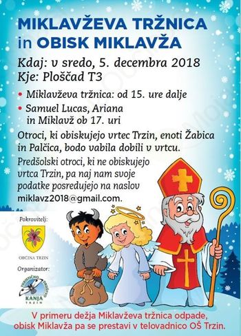 MIKLAVŽEVA TRŽNICA IN OBISK MIKLAVŽA