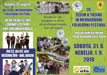 20. Trzinski sejem in 18. Mednarodni folklorni festival