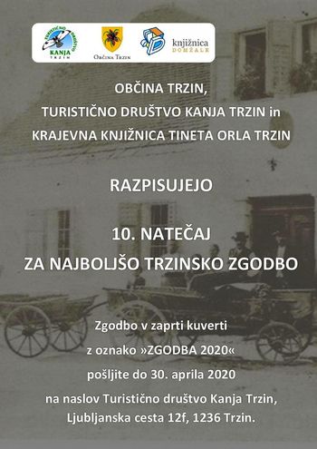10. JAVNI NATEČAJ ZA NAJBOLJŠO TRZINSKO ZGODBO