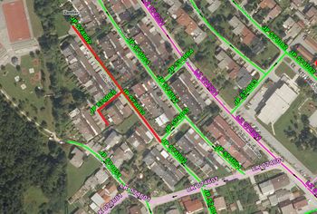 Popolna zapora javnih poti na Reboljevi ulici (med 1.7.2020 in 20.9.2020)