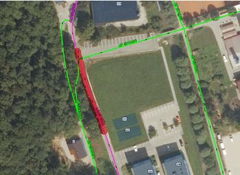 Popolna zapora lokalne ceste Za hribom, 22.7.2021, od 15. do 21. ure