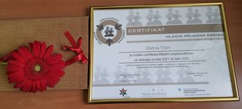 Podaljšanje veljavnosti certifikata Mladim prijazna občina