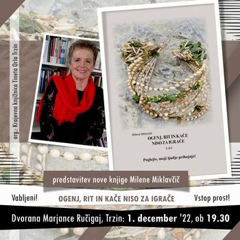 Predstavitev knjige Milene Miklavčič