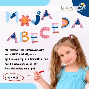 Predstavitev knjige MOJA ABECEDA