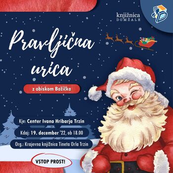 Pravljična urica z obiskom Božička