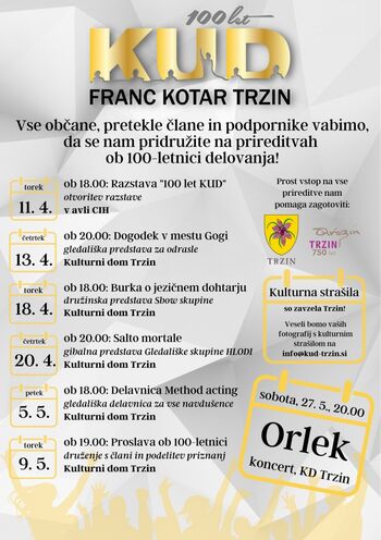 100 let KUD Franc Kotar Trzin