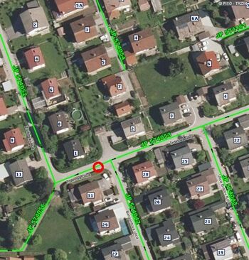 Zapora dela ceste na Trdinovi ulici, 4 dni v terminu od 24.4.2023 do 5.5.2023