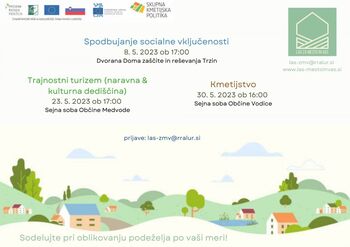 Sodelujte pri oblikovanju podeželja po vaši meri