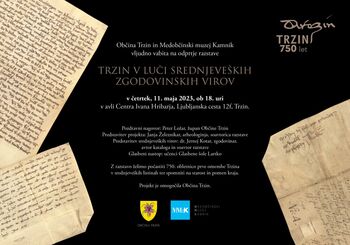 Odprtje razstave: Trzin v luči srednjeveških zgodovinskih virov