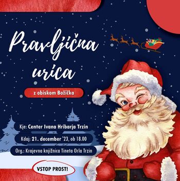 Pravljična urica z obiskom BOŽIČKA