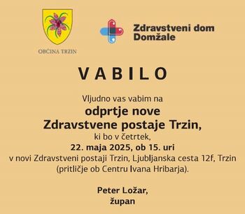 Odprtje nove Zdravstvene postaje