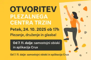 Otvoritev plezalnega centra Trzin