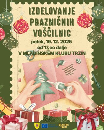 Izdelovanje prazničnih voščilnic