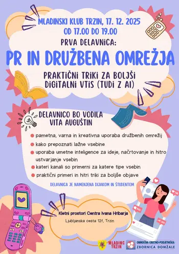 Delavnica: PR IN DRUŽEBENA OMREŽJA