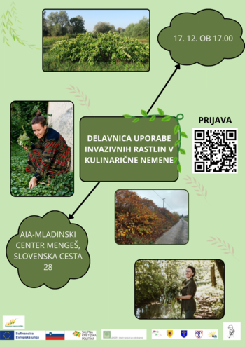Delavnica uporabe invazivnih rastlin v kulinarične namene