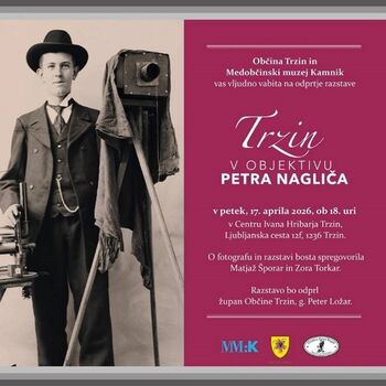 Odprtje razstave Trzin v objektivu Petra Nagliča