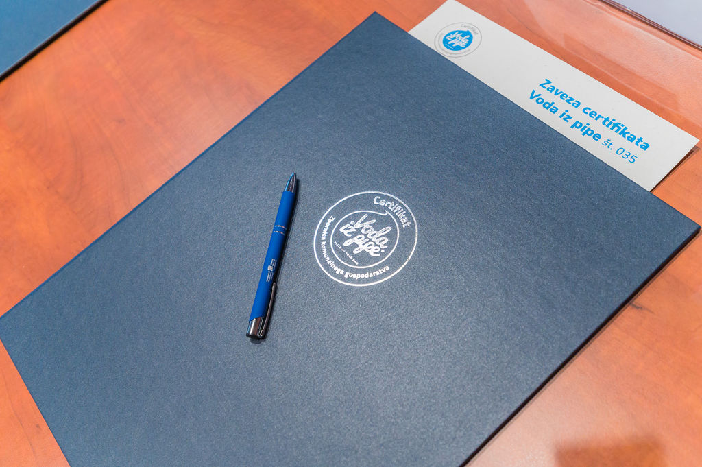 CERTIFIKAT "VODA IZ PIPE"