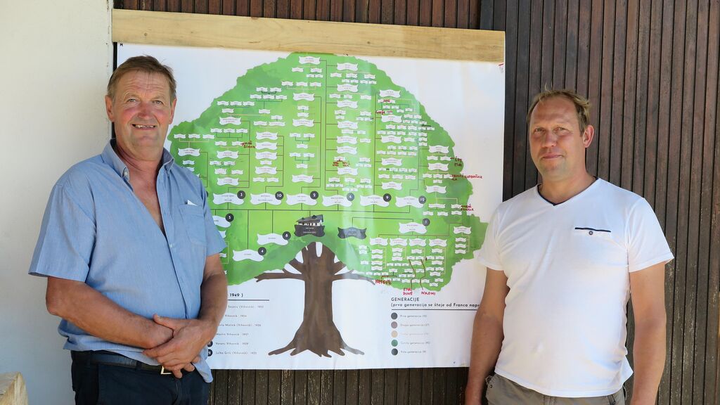 Srečanje generacij, ki imajo korenine na Vrhovnikovi domačiji