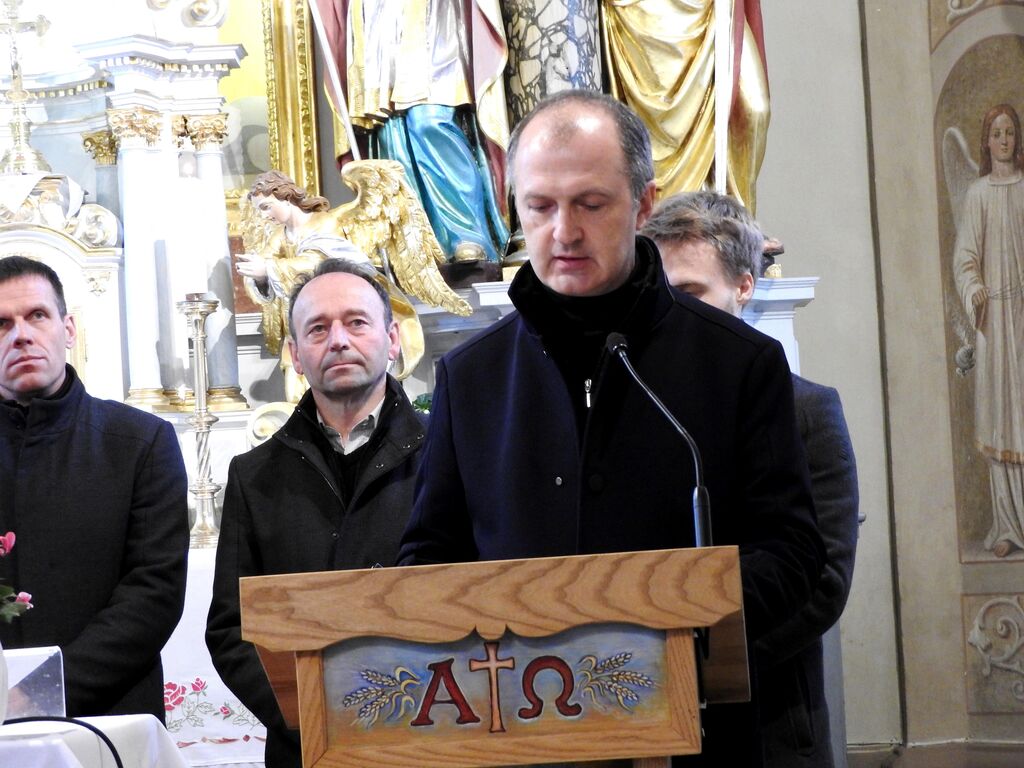 Spominska slovesnost ob 200 letnici rojstva Simona Robiča na Šenturški Gori