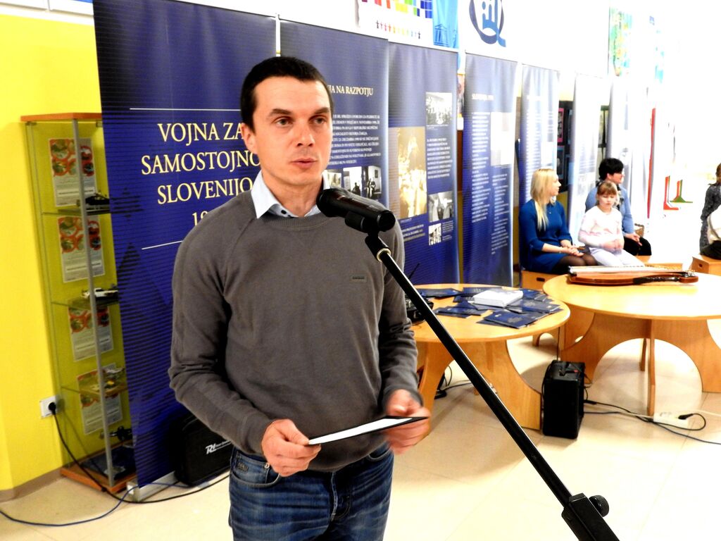 Otvoritev razstave Vojna za samostojno Slovenijo 1991