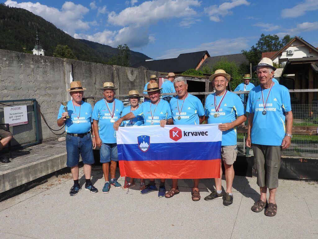 Balinarji Društva upokojencev Cerklje gorenjski podprvaki