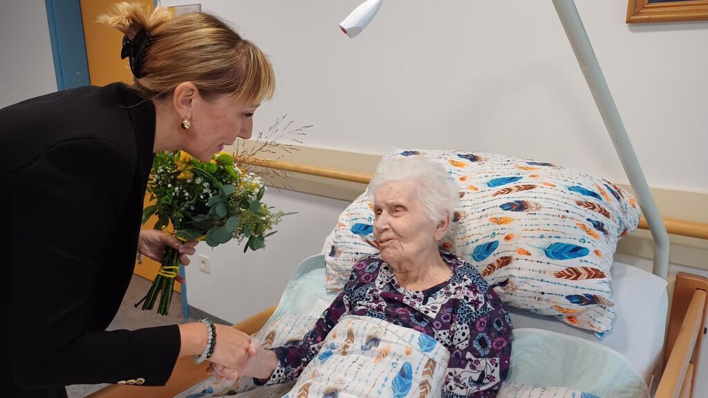 Ljubica Pavlovčič v Domu Taber praznovala 102. rojstni dan