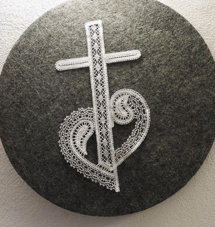 Na ogled so bile čipke po vzorcih Mire in Vide Kejžar