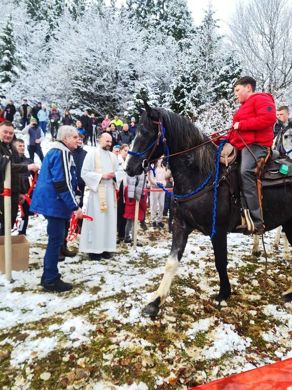 Blagoslov konj na Štefanji Gori
