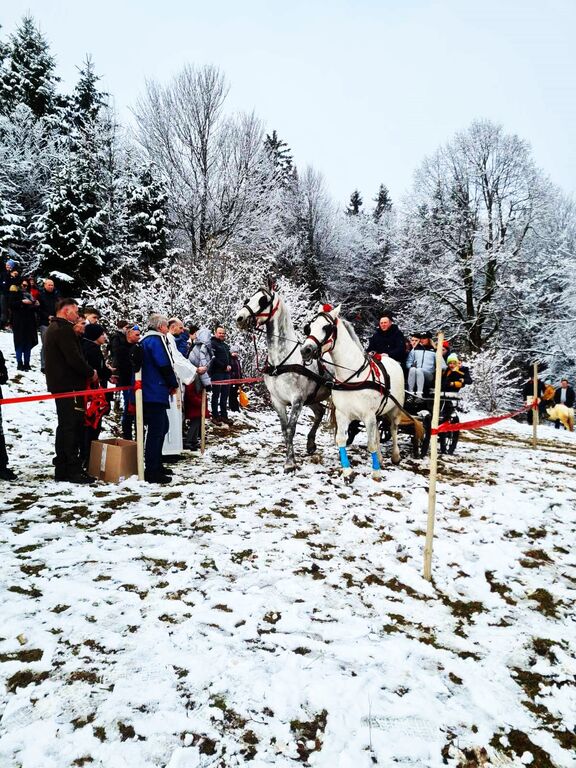 Blagoslov konj na Štefanji Gori