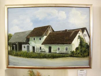 Razstava slik ob 20. obletnici Društva likovnikov Cerklje