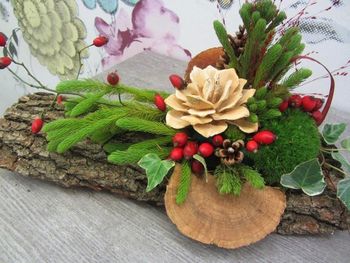 Izdelava jesensko zimskega aranžmaja