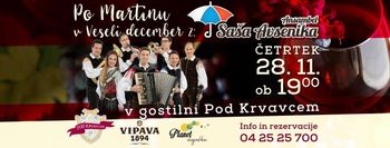 Po Martinu v veseli december z Ansamblom Saša Avsenika