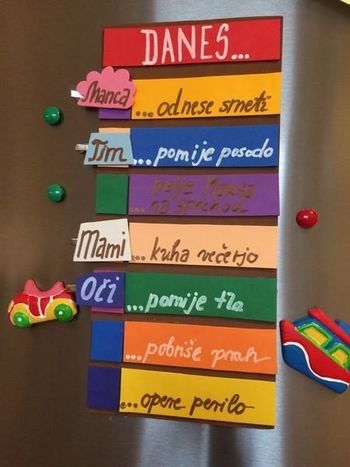 Ustvarjalna delavnica Zabavni dnevnik hišnih opravil