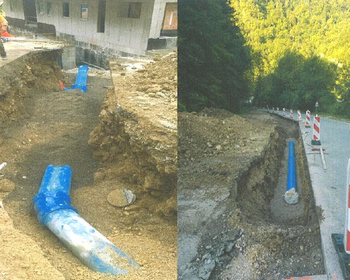 Septembrsko dogajanje na terenu gradnje krvavškega vodovoda