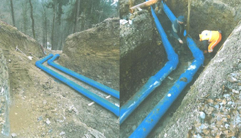 Gradbena dela na projektu oskrbe s pitno vodo v januarju