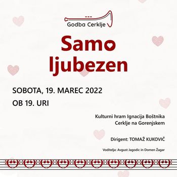 Gregorjev koncert: SAMO LJUBEZEN
