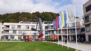 Požarna vaja v Domu Taber 2022 Požarna vaja v Domu Taber 2022