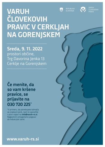 Varuh človekovih pravic v Cerkljah na Gorenjskem
