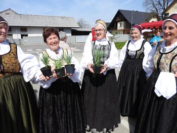 Cerkljanska tržnica je bila dobro založena