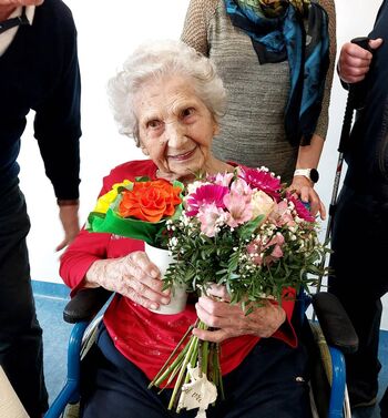 Slavica Gartner v Domu Taber praznovala 101. rojstni dan